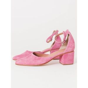 Rachel Comey Pink Suede Block Heels